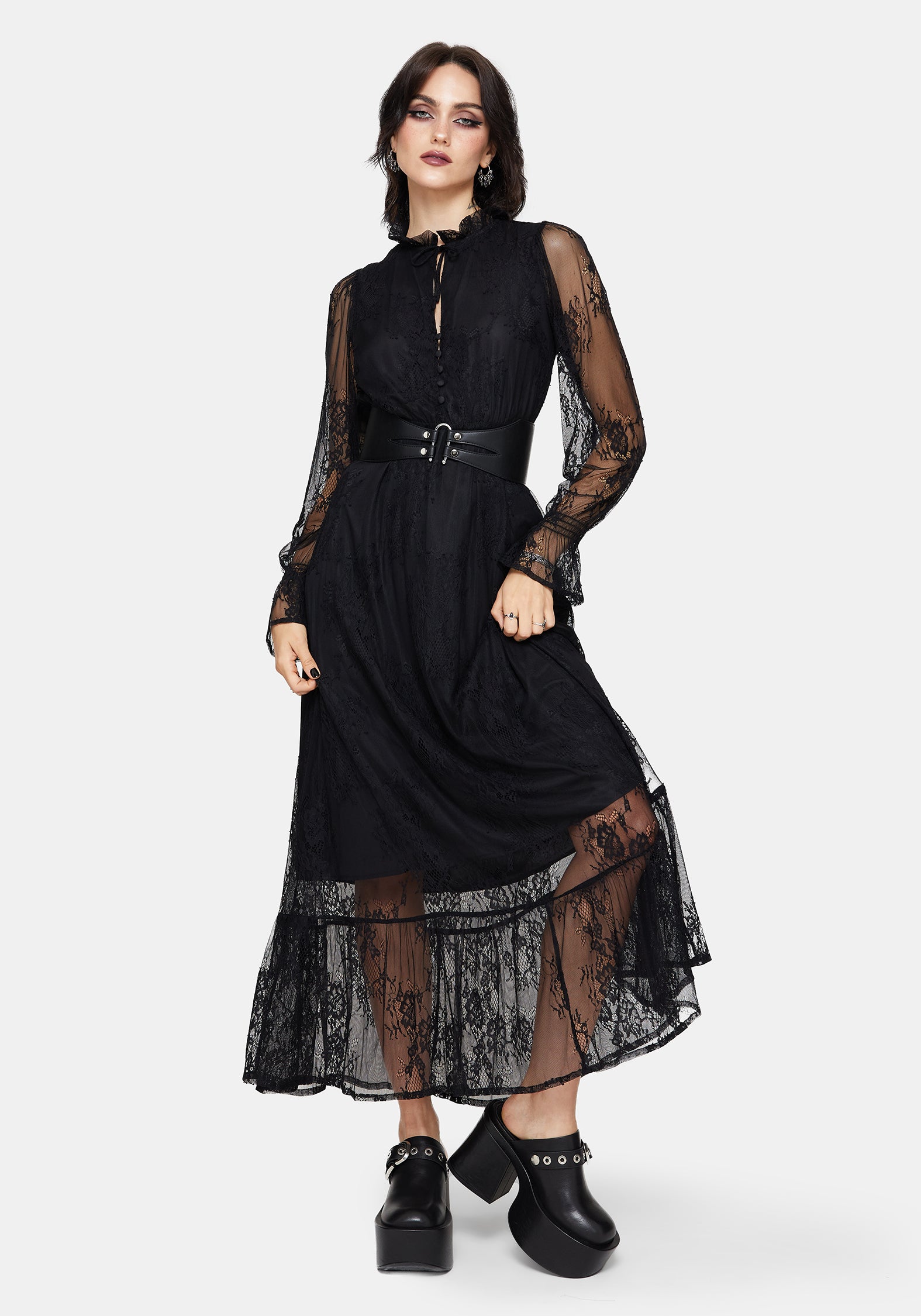 DR2346-UK6_BERTHALACETIEREDLONGSLEEVEMIDIDRESS_1