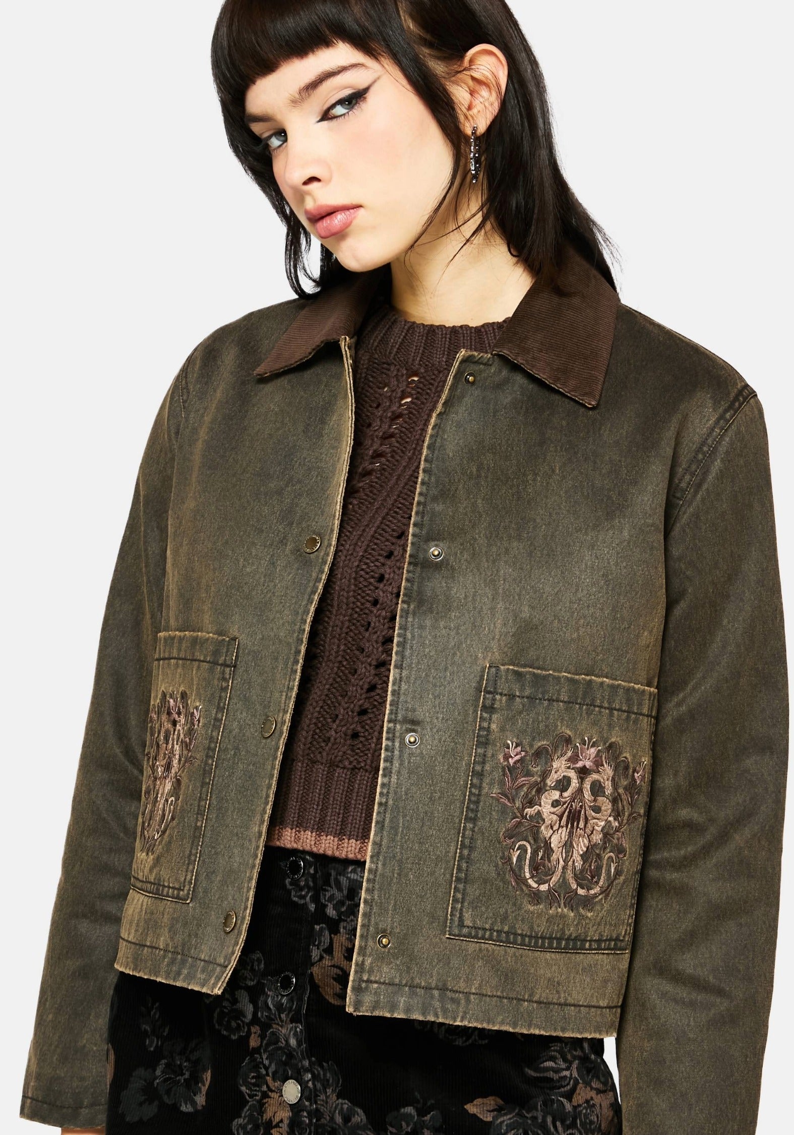 OW2181-UK6_VILETHORNCOTTONDRAGONEMBROIDEREDPOCKETCORDCOLLARJACKET2CROP